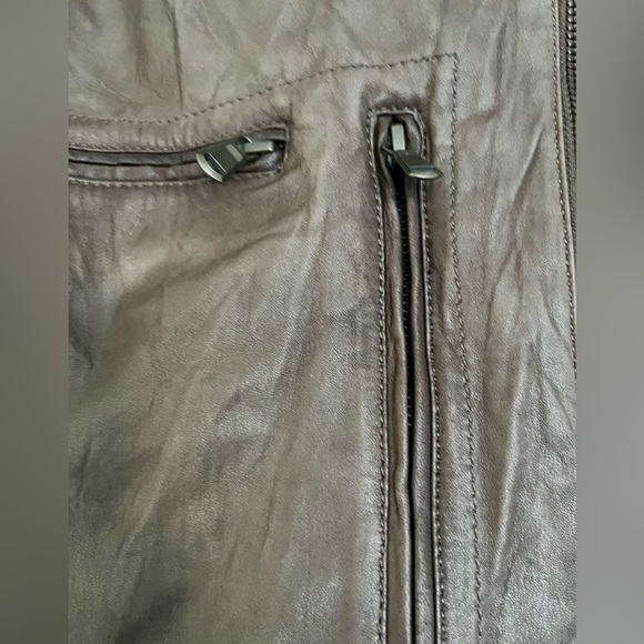 Kenna T Leather Moto Jacket in size L - Picture 4 of 10